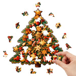 Christmas Tree - Wooden Jigsaw Puzzle - Wooden Puzzle