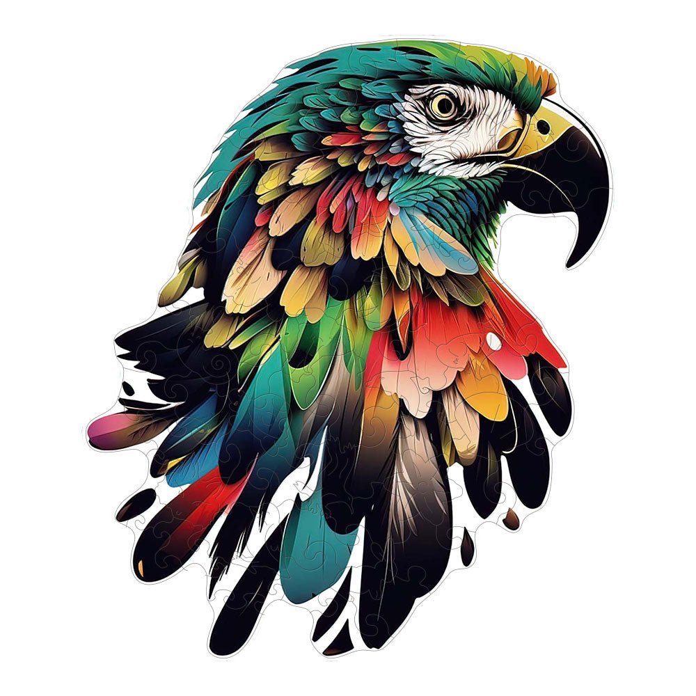 Parrot - Wooden Jigsaw Puzzle - Wooden Puzzle