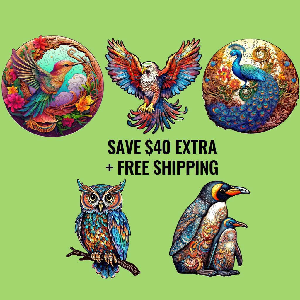 Top 5 Birds Best Sellers Wooden Puzzle ( Upto $40 OFF + Free Shipping) - Wooden Puzzle