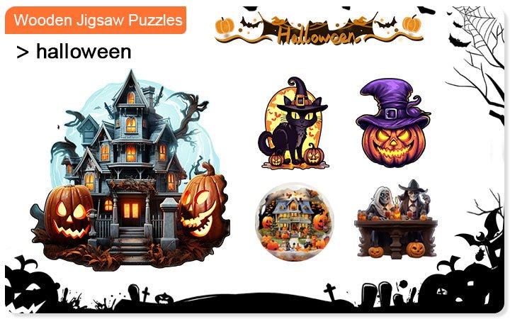 Halloween puzzles – Wooden Puzzle