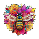 Bee Blossom Brainteaser - Wooden Jigsaw Puzzle - Wooden Puzzle