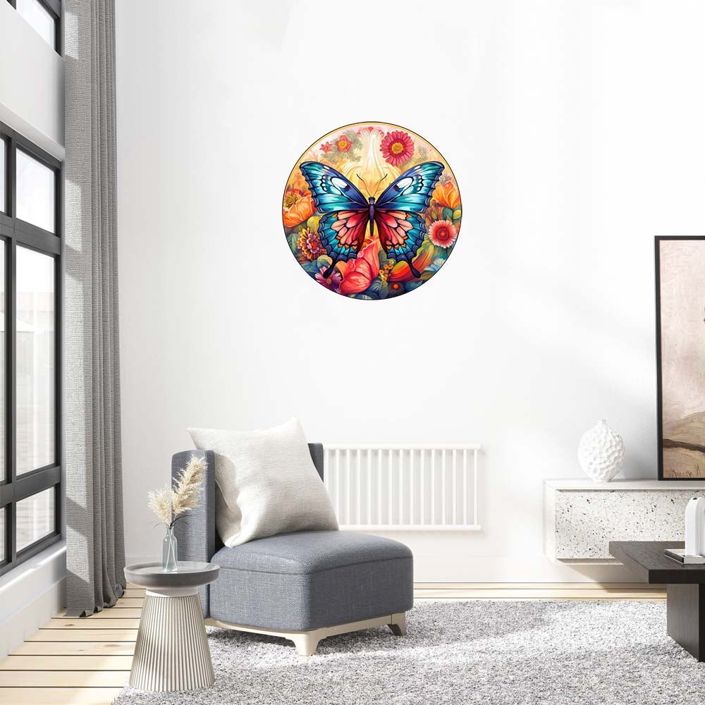 Butterfly Euphoria - Wooden Jigsaw Puzzle - Wooden Puzzle