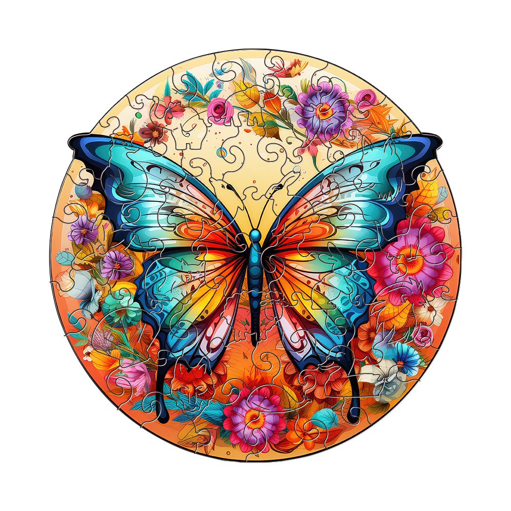 Butterfly - Wooden Jigsaw Puzzle – Wooden Puzzle