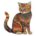 Cat Wonderland - Wooden Jigsaw Puzzle - Wooden Puzzle