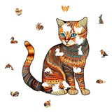 Cat Wonderland - Wooden Jigsaw Puzzle - Wooden Puzzle