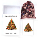 Christmas Tree - Wooden Jigsaw Puzzle - Wooden Puzzle