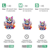 Cute Cat Conundrum - Wooden Jigsaw Puzzle - Wooden Puzzle