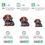 Dachshund Dog Edition - Wooden Jigsaw Puzzle - Wooden Puzzle