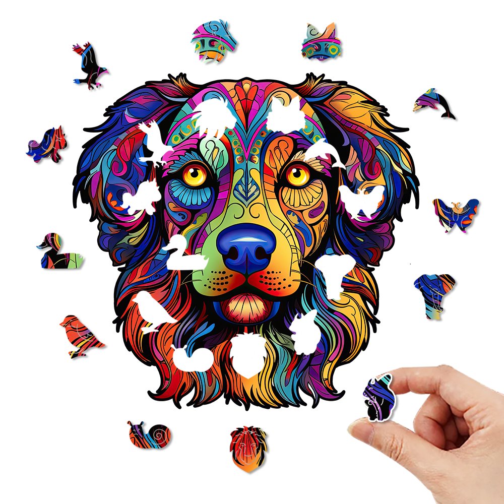 Dog - Wooden Jigsaw Puzzle - Wooden Puzzle