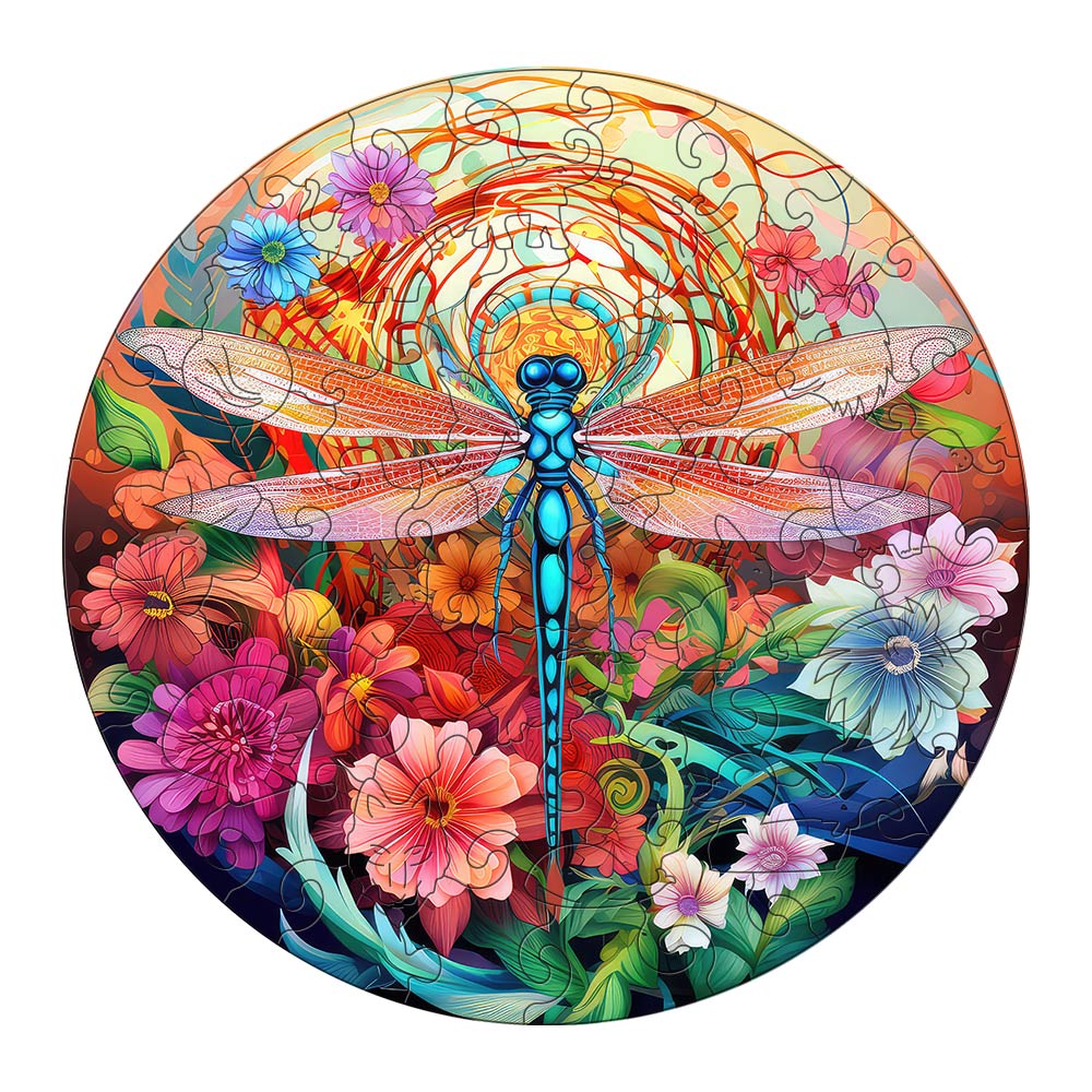 Dragonfly - Wooden Jigsaw Puzzle - Wooden Puzzle