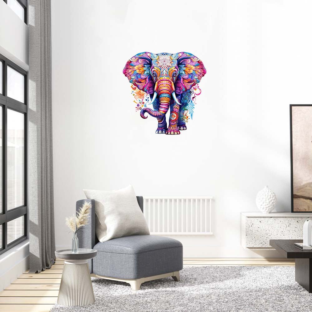 Elephant's Journey Odyssey - Wooden Jigsaw Puzzle - Wooden Puzzle