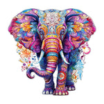 Elephant's Journey Odyssey - Wooden Jigsaw Puzzle - Wooden Puzzle
