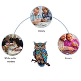 Enchanting Owl Haven - Wooden Jigsaw Puzzle - Wooden Puzzle