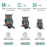 Enchanting Owl Haven - Wooden Jigsaw Puzzle - Wooden Puzzle