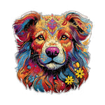 Golden Retriever's Dog Delight - Wooden Jigsaw Puzzle - Wooden Puzzle