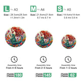 Green Mermaid - Wooden Jigsaw Puzzle - Wooden Puzzle
