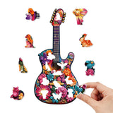 Guitar Harmony - Wooden Jigsaw Puzzle - Wooden Puzzle