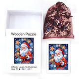Jolly Saint Nick - Wooden Jigsaw Puzzle - Wooden Puzzle