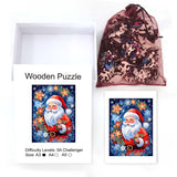 Jolly Saint Nick - Wooden Jigsaw Puzzle - Wooden Puzzle