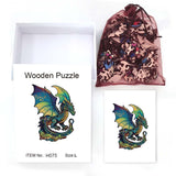 Mystical Dragon Quest - Wooden Jigsaw Puzzle - Wooden Puzzle