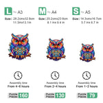 Owl's Secret Realm - Wooden Jigsaw Puzzle - Wooden Puzzle