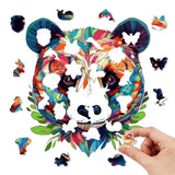 Panda's Playful - Wooden Jigsaw Puzzle - Wooden Puzzle