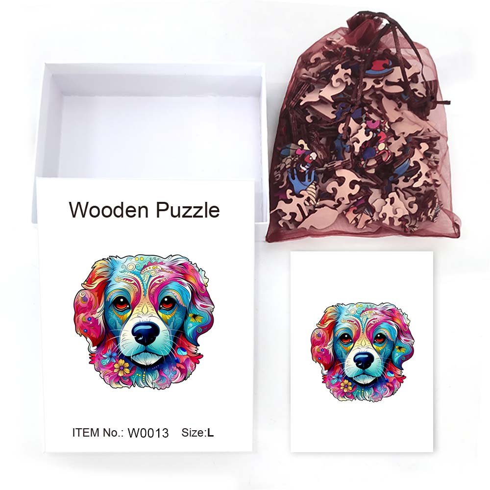 Puppy - Wooden Jigsaw Puzzle - Wooden Puzzle