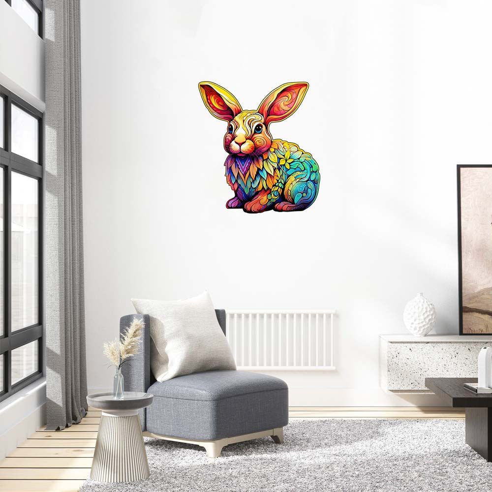 Rabbit's Retreat - Wooden Jigsaw Puzzle - Wooden Puzzle