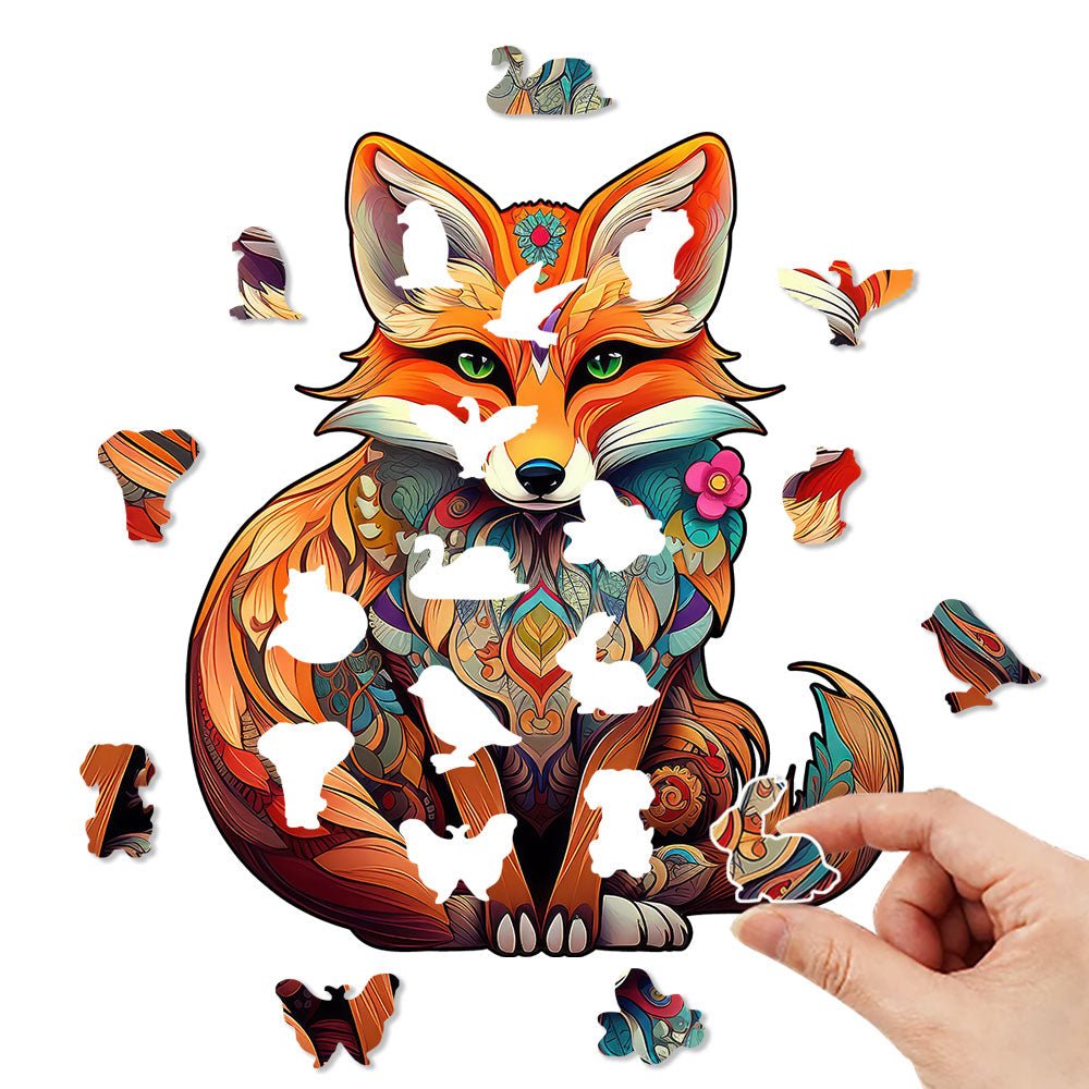 Sly Fox's Challenge - Wooden Jigsaw Puzzle - Wooden Puzzle
