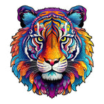 Tiger Mosaic - Wooden Jigsaw Puzzle - Wooden Puzzle