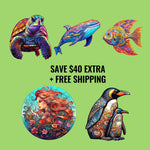 Top 5 Sea Mammals Best Sellers Wooden Puzzle ( Upto $40 OFF + Free Shipping) - Wooden Puzzle