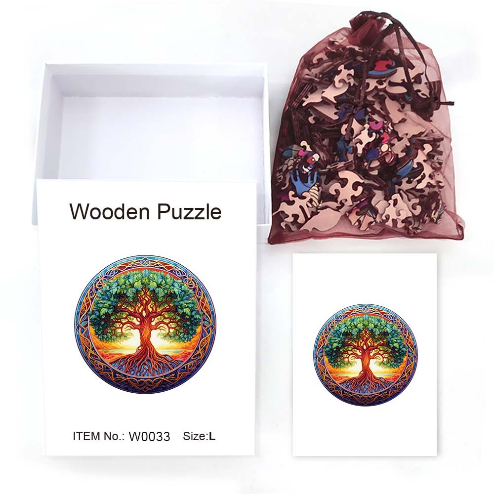 Tree Of Life Chronicles - Wooden Jigsaw Puzzle – Wooden Puzzle