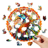 Turkey Thanksgiving - Wooden Jigsaw Puzzle - Wooden Puzzle