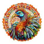 Turkey Thanksgiving - Wooden Jigsaw Puzzle - Wooden Puzzle