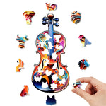 Violin Virtuoso - Wooden Jigsaw Puzzle - Wooden Puzzle