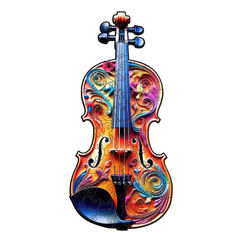 Violin Virtuoso - Wooden Jigsaw Puzzle - Wooden Puzzle