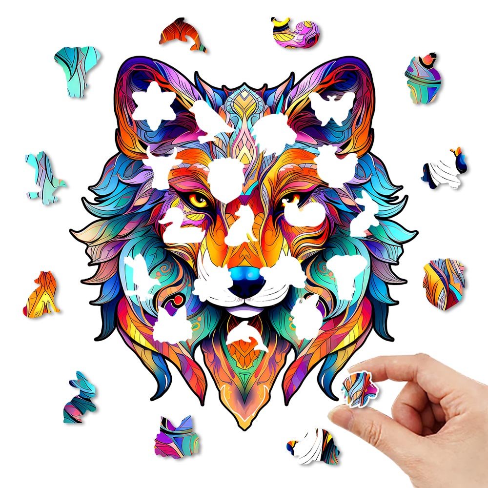 Wolf Whispers - Wooden Jigsaw Puzzle - Wooden Puzzle