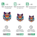 Wolf Whispers - Wooden Jigsaw Puzzle - Wooden Puzzle